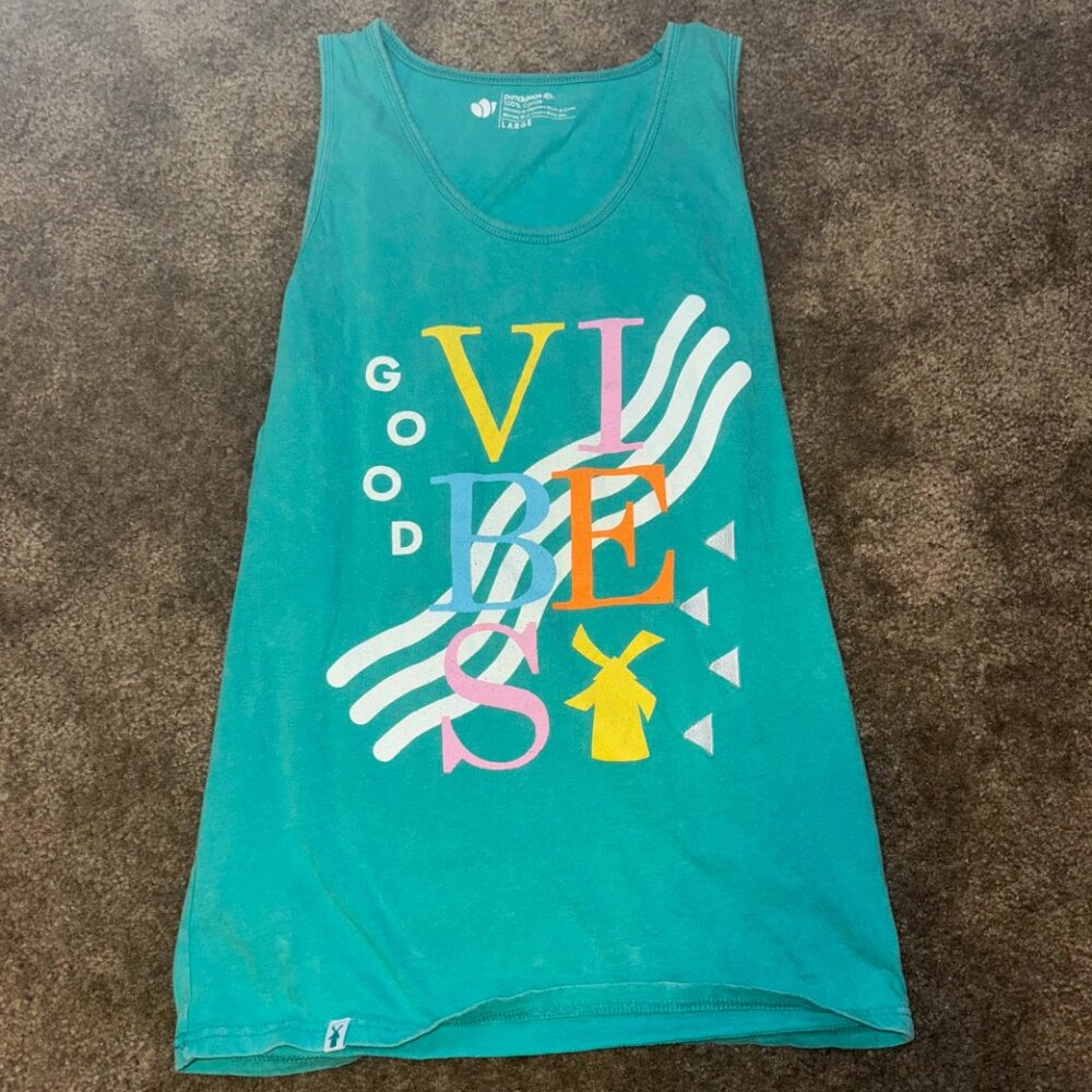 Aqua Good Vibes Tank Top